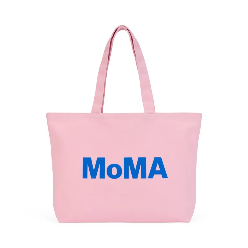 Colorful MoMA Tote Bag - Pink/ Blue sold by Moma