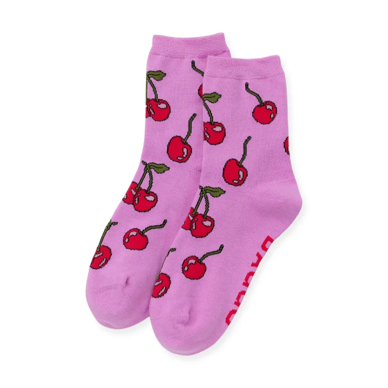 Baggu Crew Socks - Cherries sold by Moma