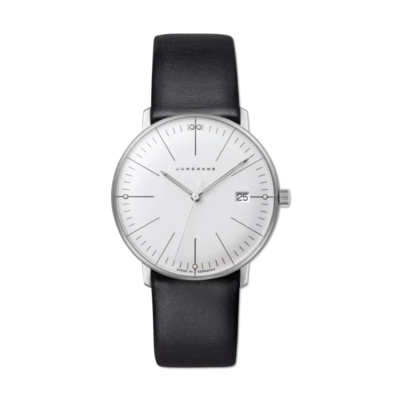 Max Bill Ladies Quartz Watch - White/ Black made by Moma