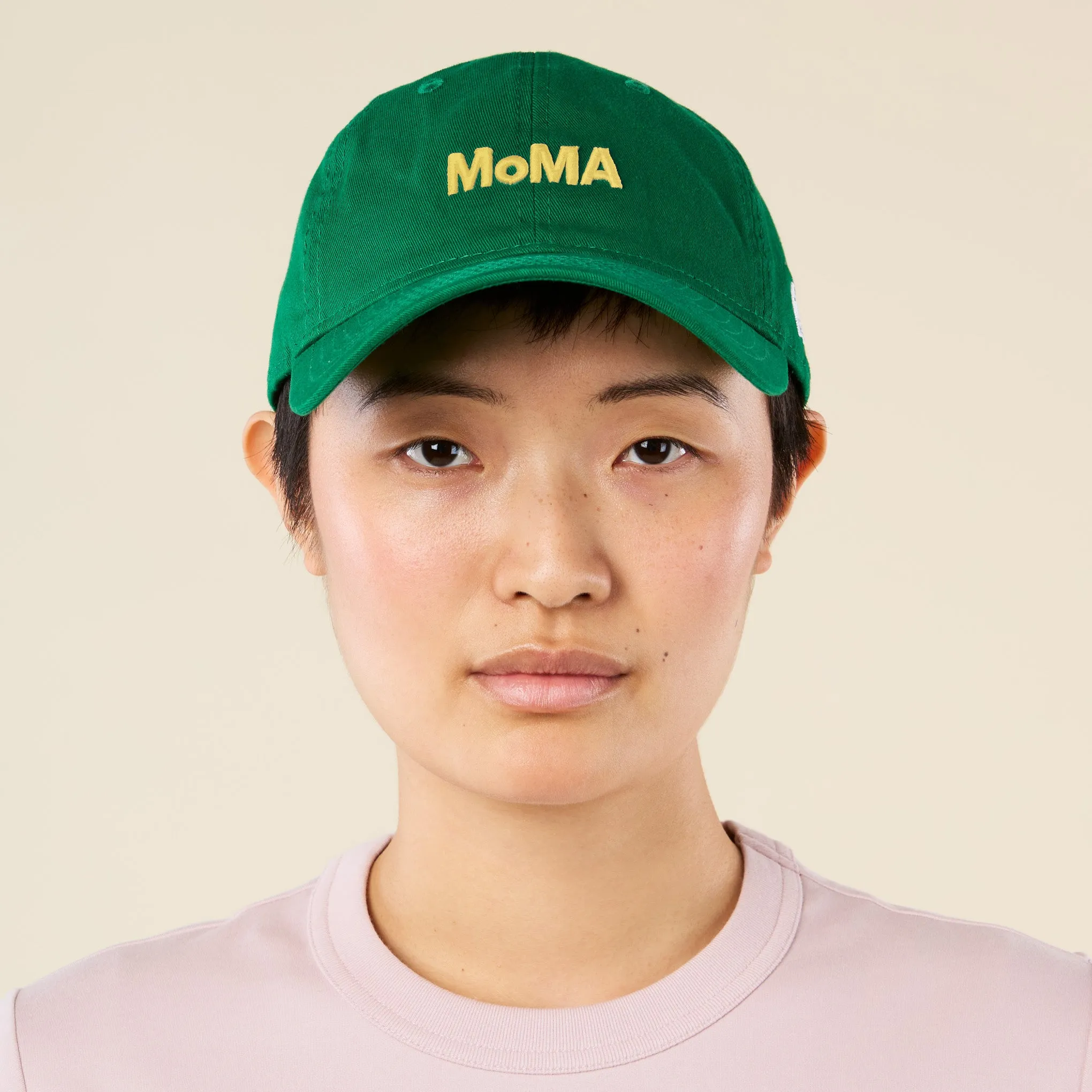 Colorful MoMA Adjustable Baseball Cap - Kelly Green/ Yellow sold by Moma product image thumbnail 2