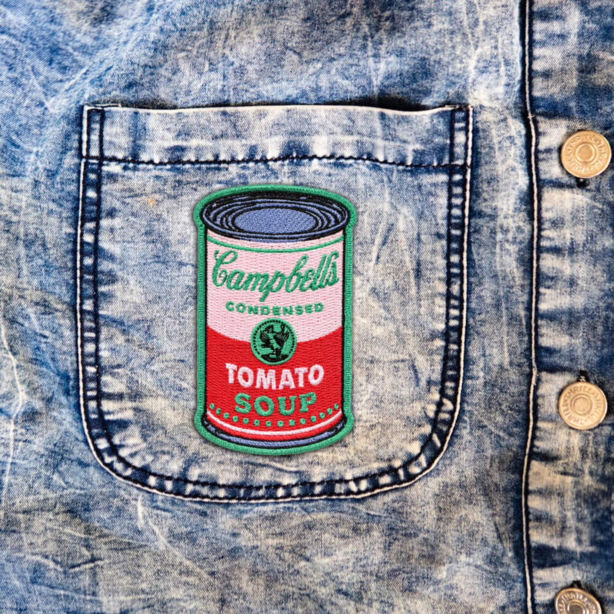 Iron-On Artist Patch - Campbell's Soup Can sold by Moma product image thumbnail 2