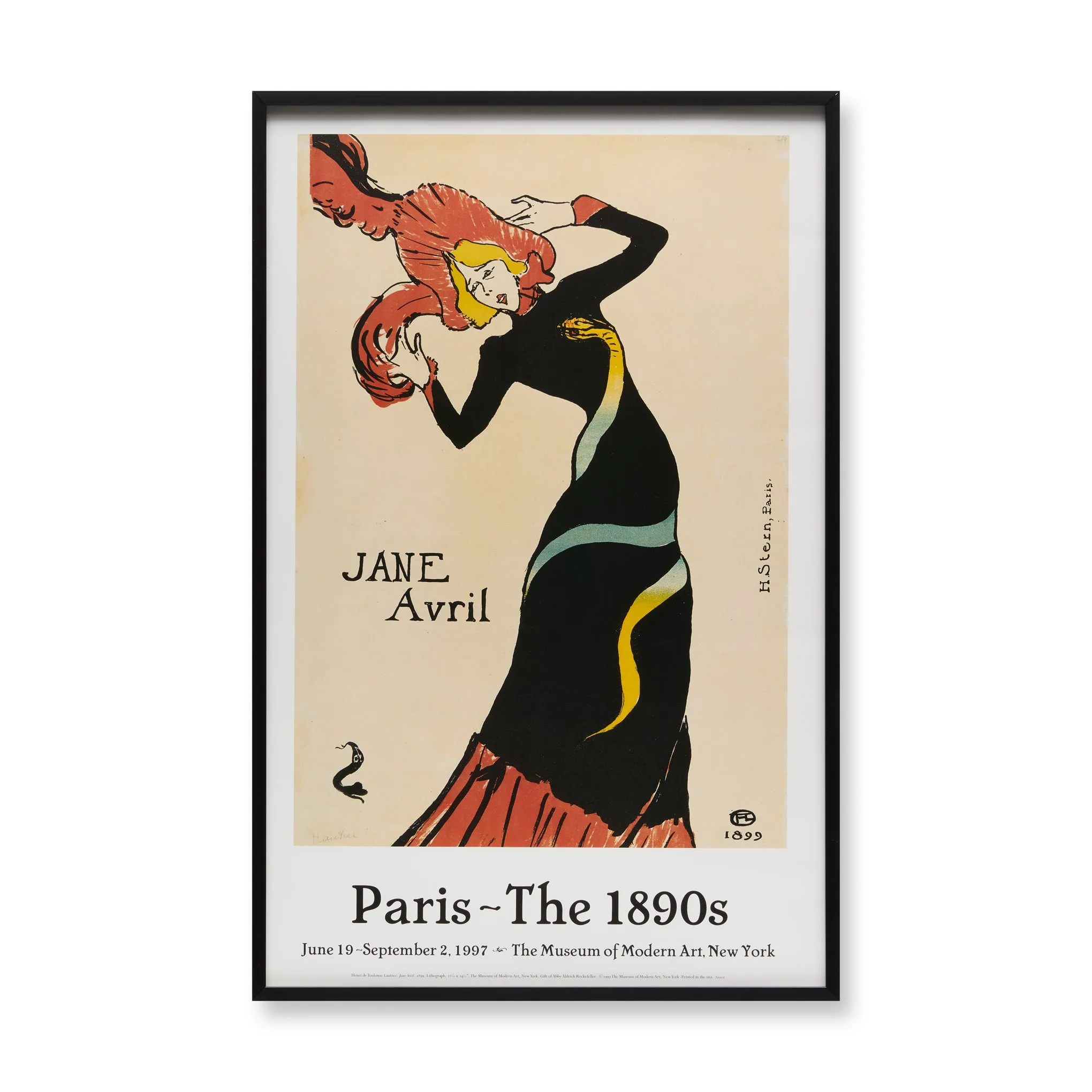 Henri de Toulouse-Lautrec Paris ~ The 1890s Framed Print sold by Moma