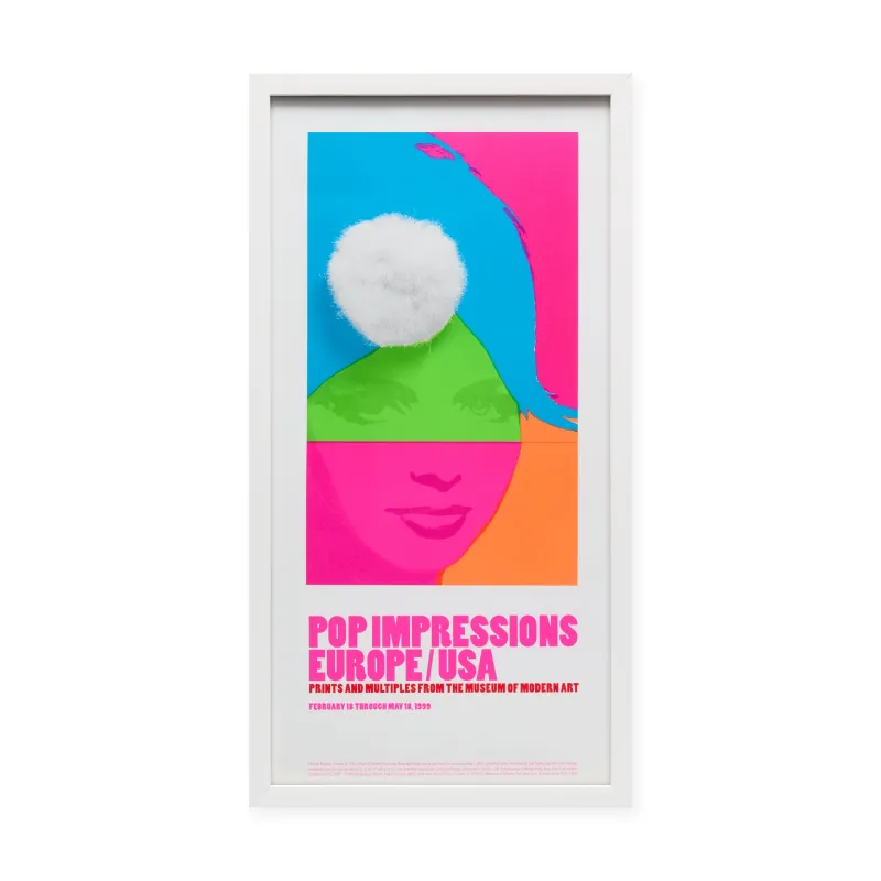 Martial Raysse Pop Impressions Europe/USA Prints and Multiples from The Museum of Modern Art Framed Poster sold by Moma