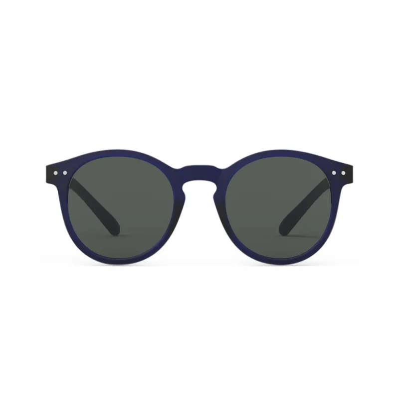 IZIPIZI Round Sunglasses #M - Midnight Blue made by Moma