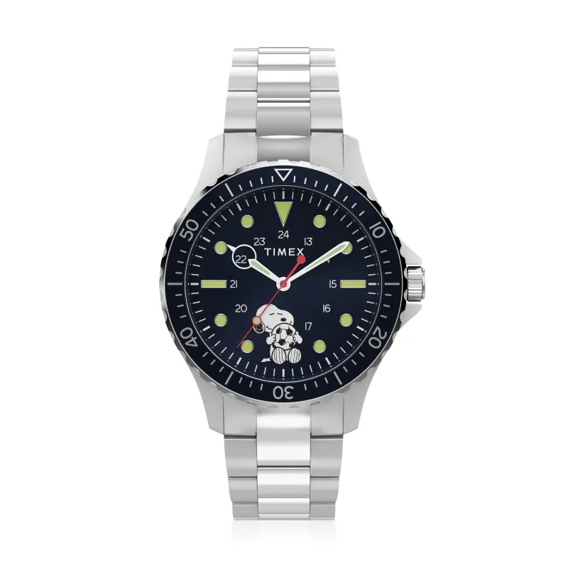 Timex Snoopy Soccer Navi XL Bracelet Watch made by Moma