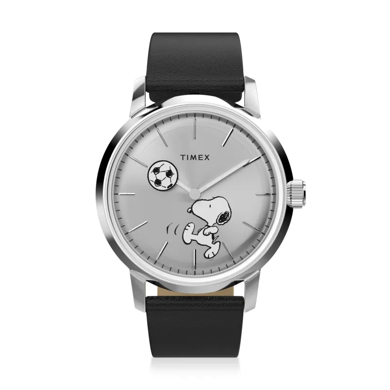 Timex Snoopy Peanuts Marlin Automatic Soccer Watch made by Moma