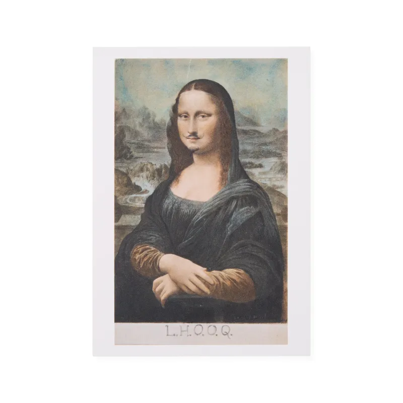 Marcel Duchamp L.H.O.O.Q. Mantlepiece Card made by Moma