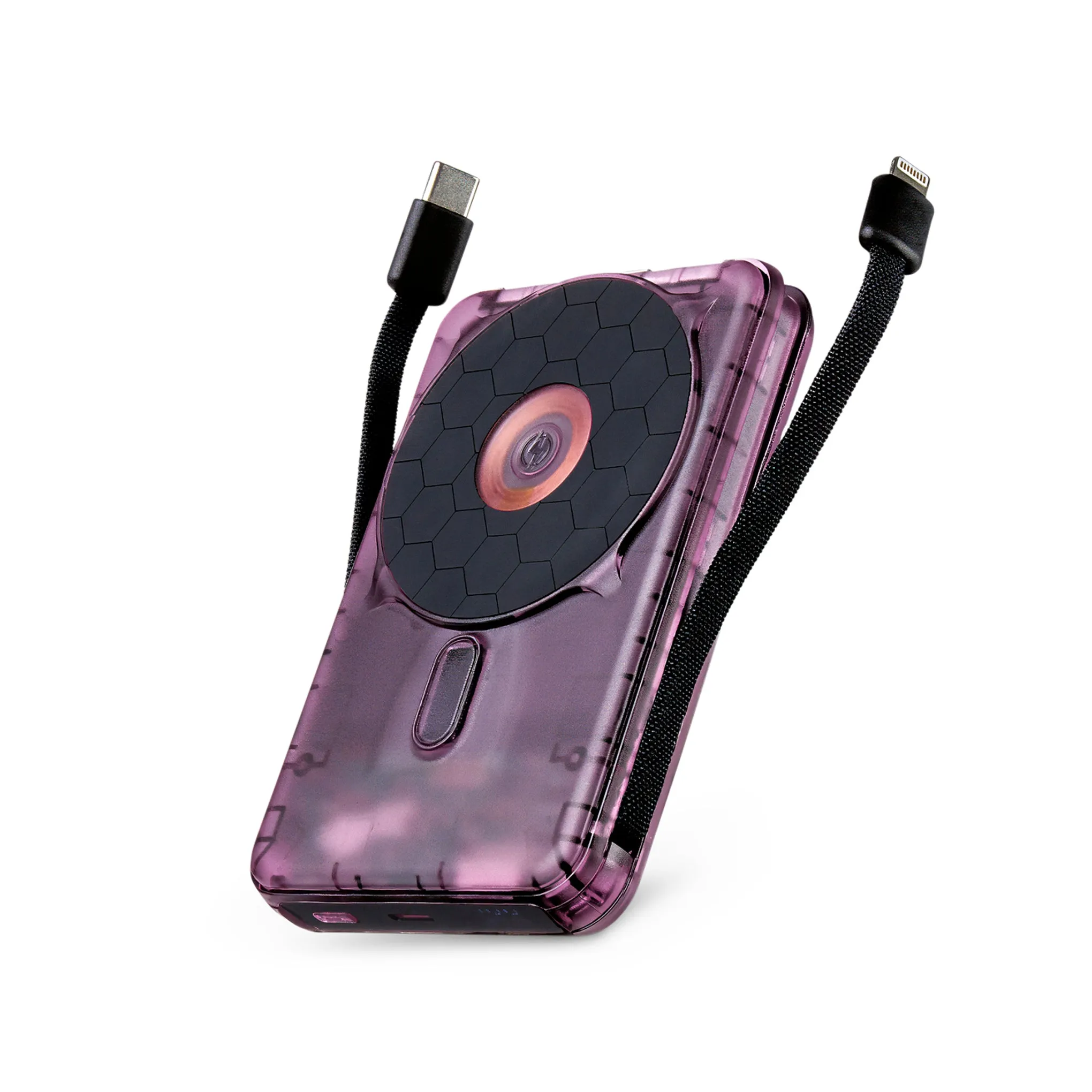 5-in-1 MagSafe Power Bank - Transparent Purple sold by Moma product image thumbnail 2