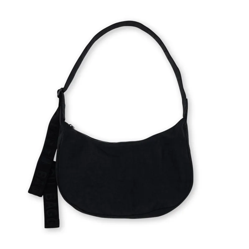 Baggu Recycled Nylon Crescent Bag - Black made by Moma