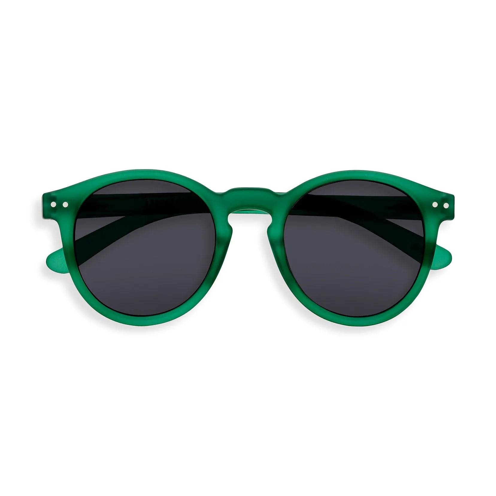 IZIPIZI Round Sunglasses #M - Green Crystal sold by Moma product image thumbnail 3