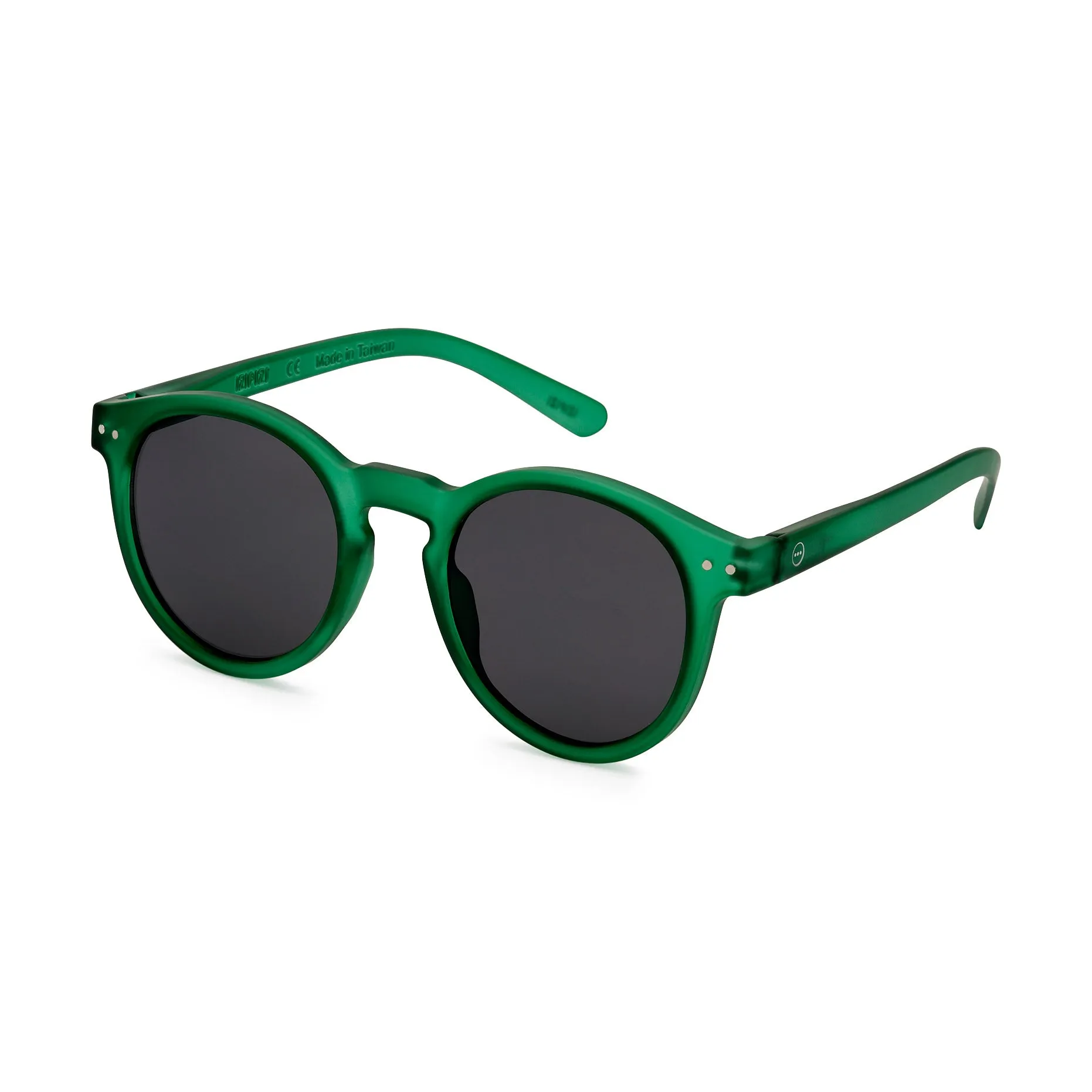 IZIPIZI Round Sunglasses #M - Green Crystal sold by Moma