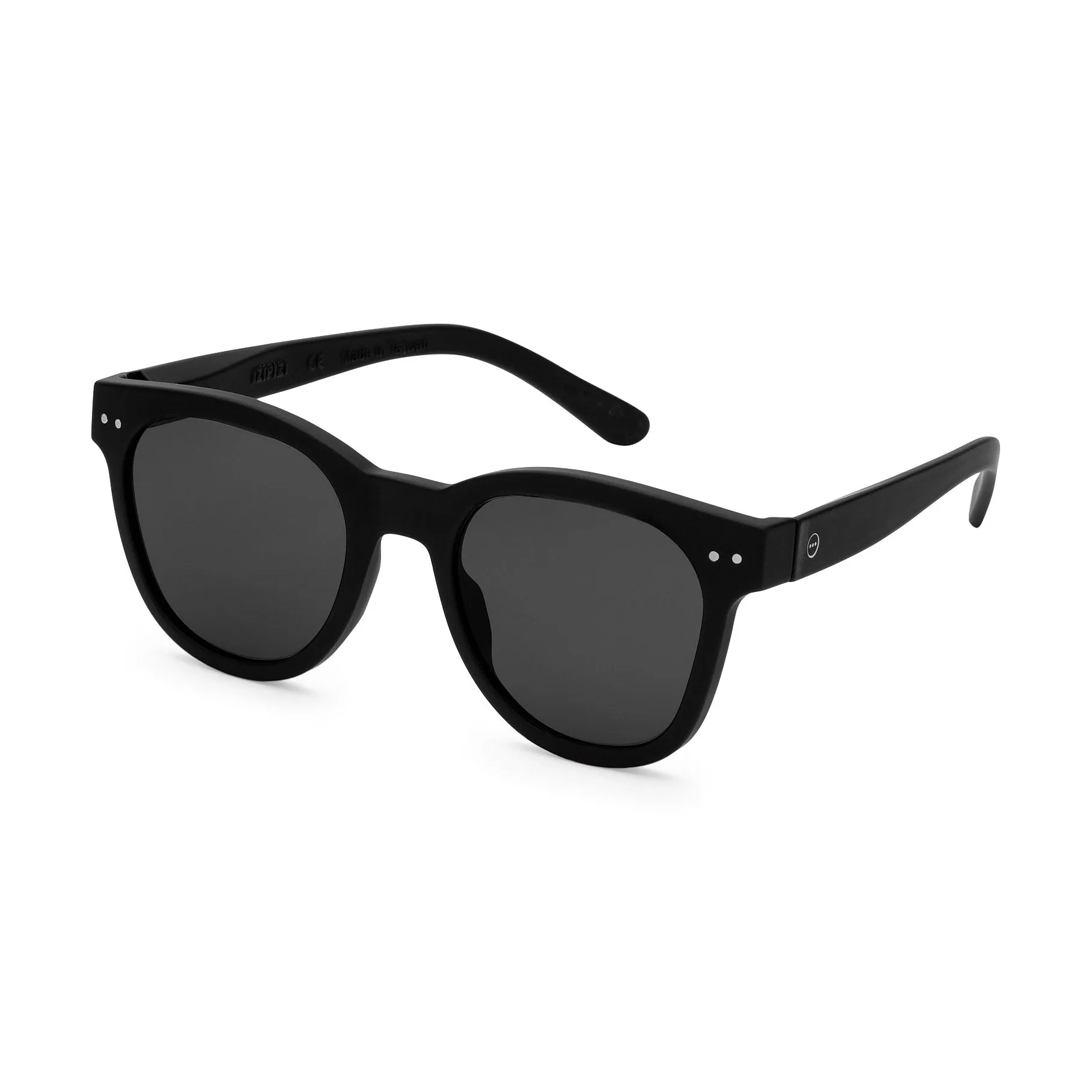 IZIPIZI Rounded-Edge Sunglasses #N - Black sold by Moma