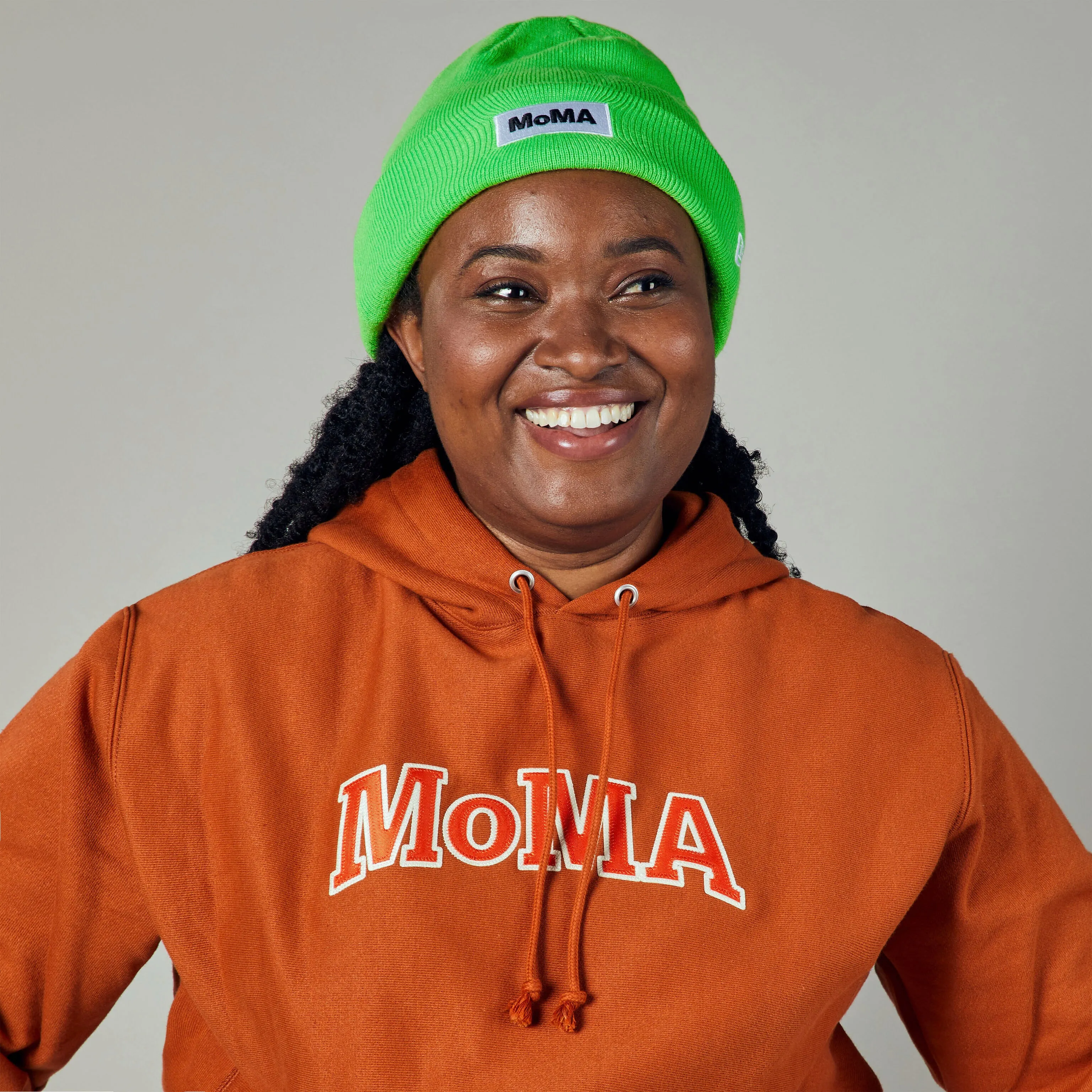 MoMA Beanie - Neon Green sold by Moma product image thumbnail 2