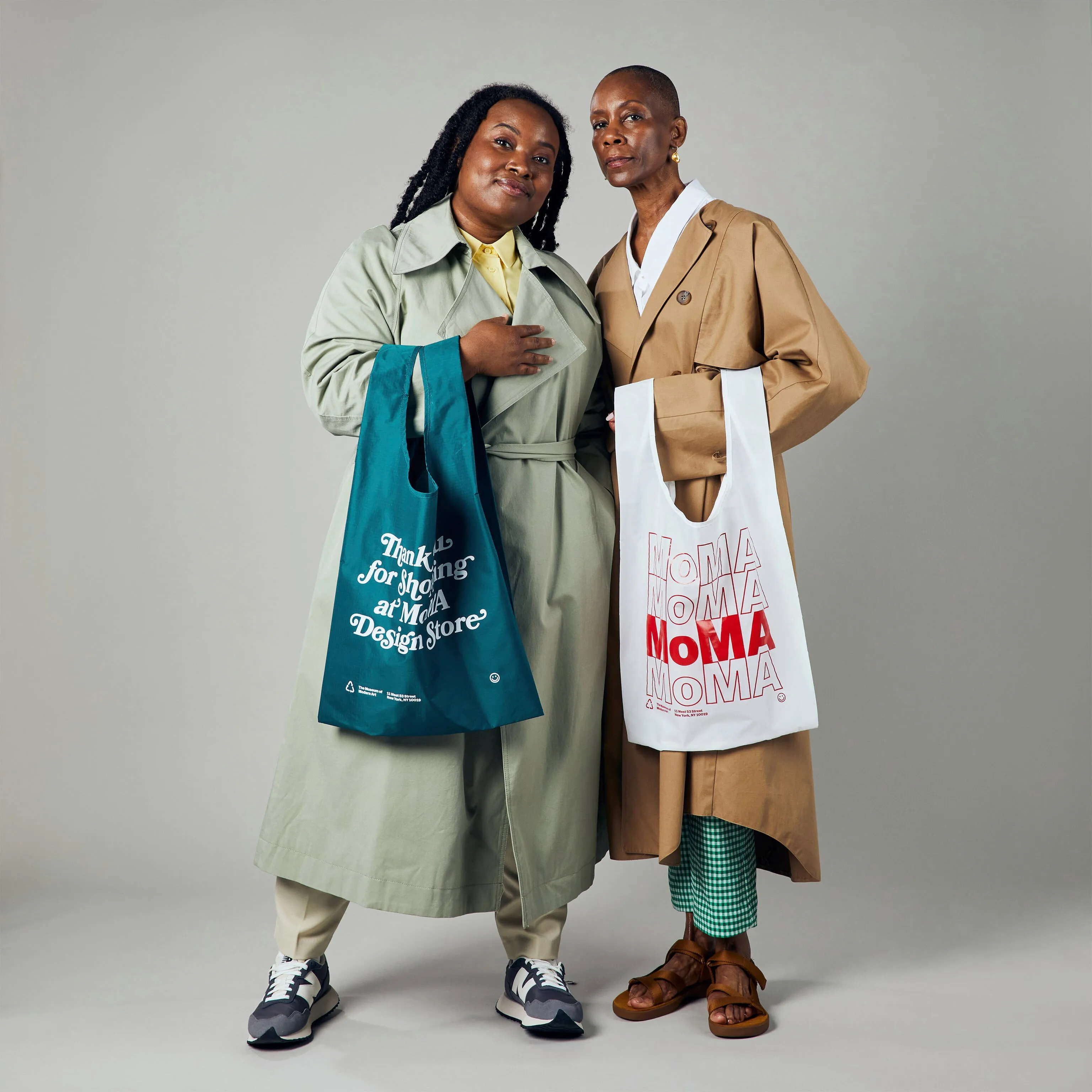 MoMA Baggu Recycled Nylon Tote Bag - Green sold by Moma product image thumbnail 2