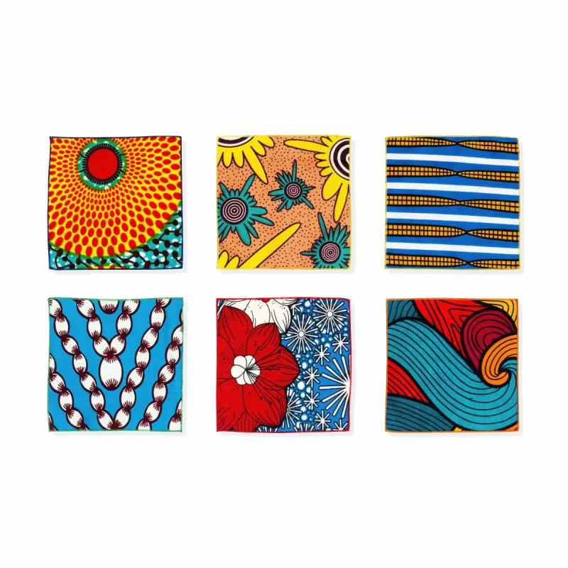 Royal Jelly Harlem Cotton Cocktail Napkins - Set of 6 sold by Moma