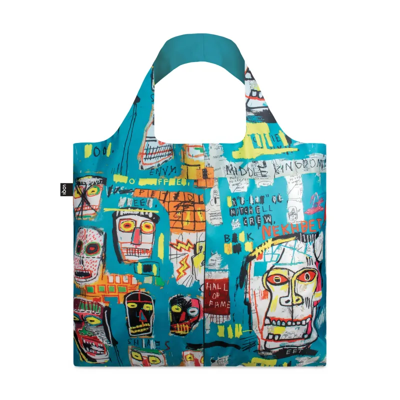 Loqi Recycled Polyester Artist Tote Bag - Basquiat sold by Moma