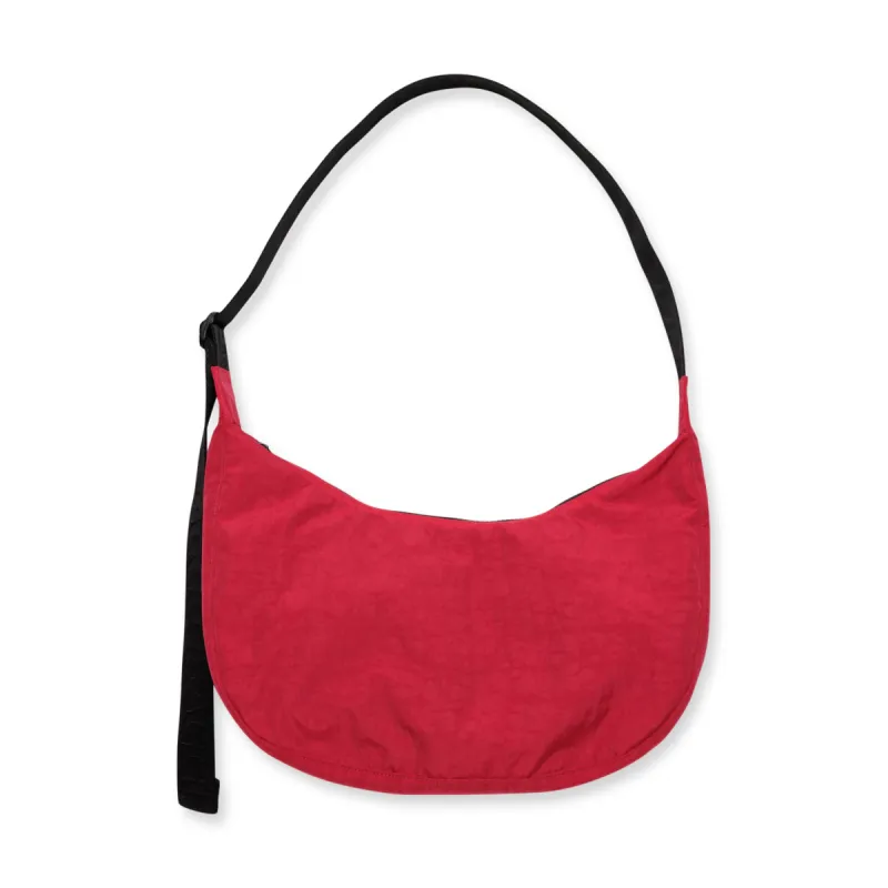 Baggu Recycled Nylon Crescent Bag - Candy Apple sold by Moma