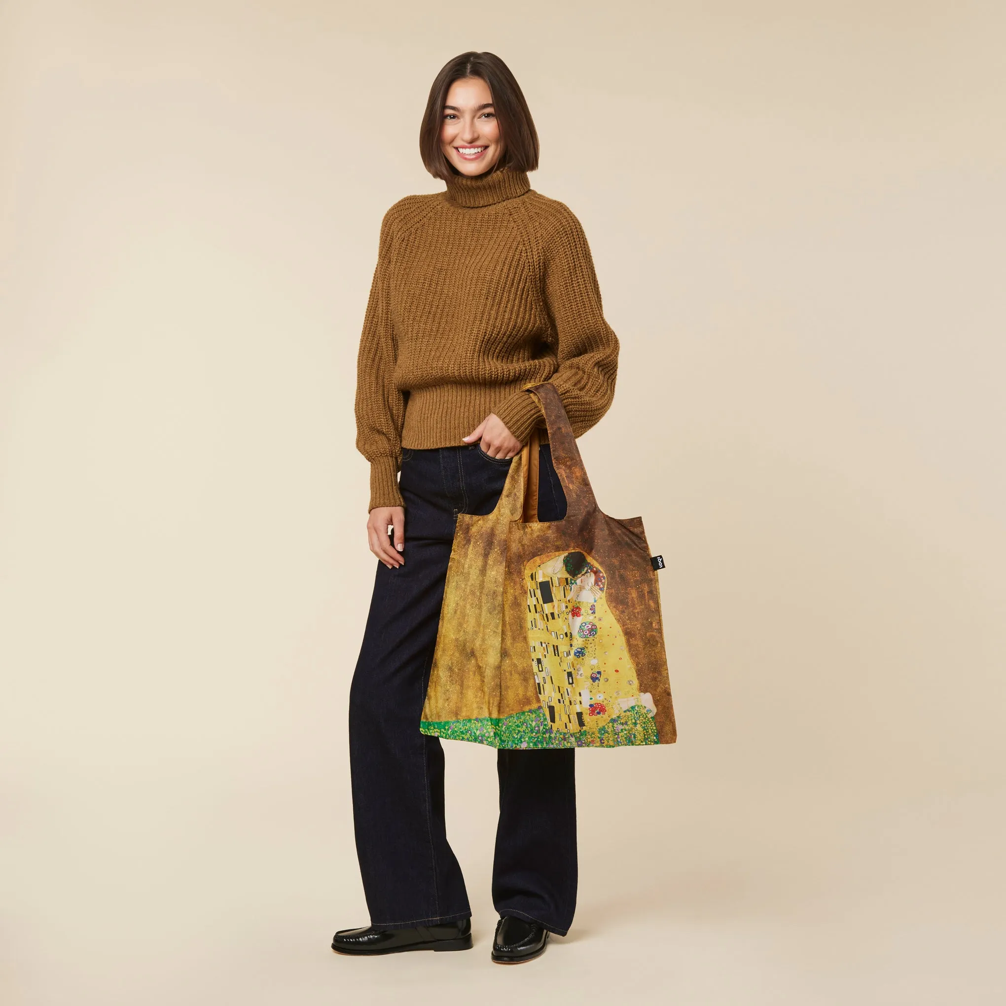 Loqi Recycled Polyester Artist Tote Bag - Gustav Klimt sold by Moma product image thumbnail 2