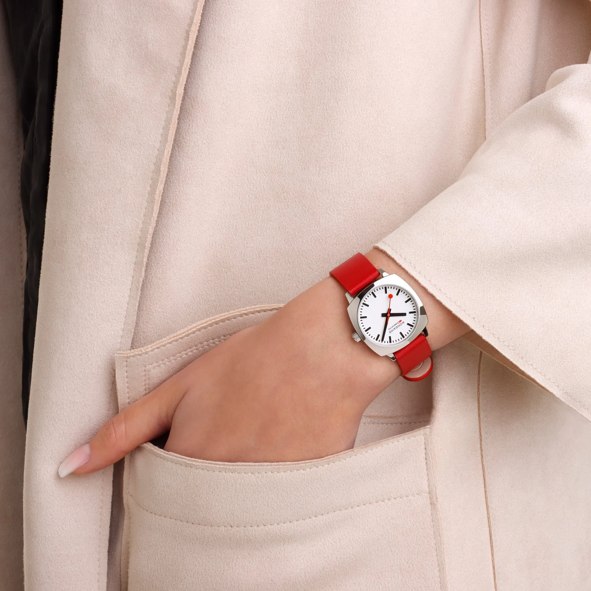 Mondaine Petite Cushion Watch sold by Moma product image thumbnail 2