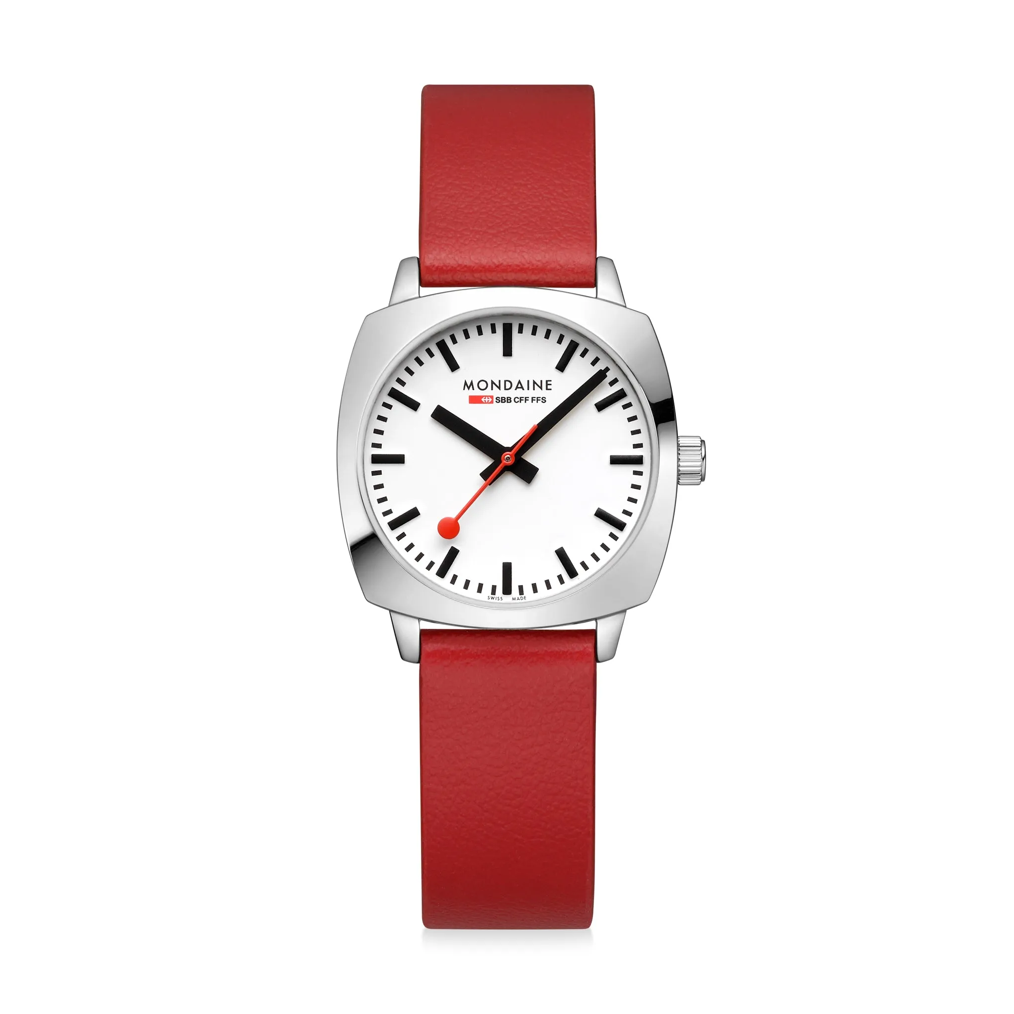 Mondaine Petite Cushion Watch sold by Moma