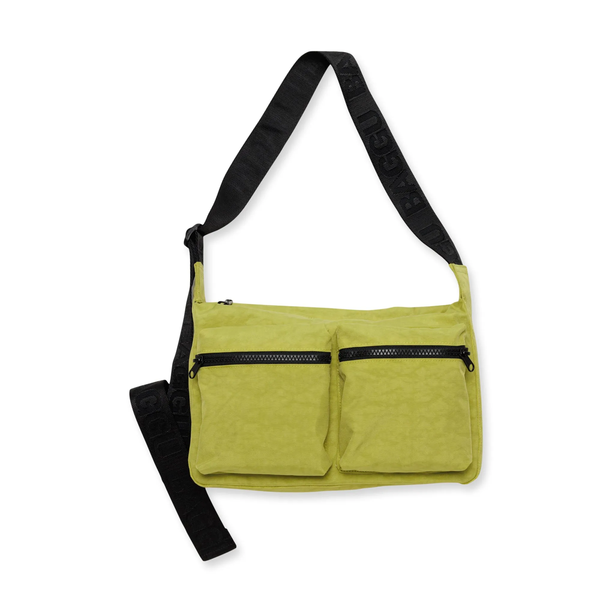 Baggu Recycled Nylon Cargo Crossbody Bag - Lemongrass sold by Moma