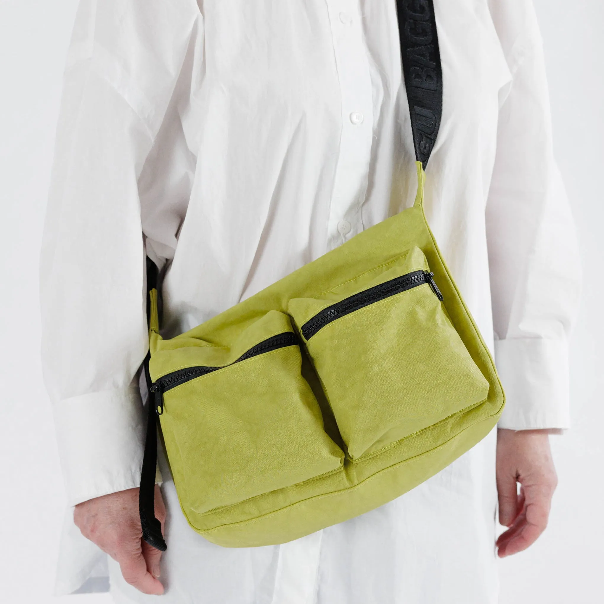 Baggu Recycled Nylon Cargo Crossbody Bag - Lemongrass sold by Moma product image thumbnail 2
