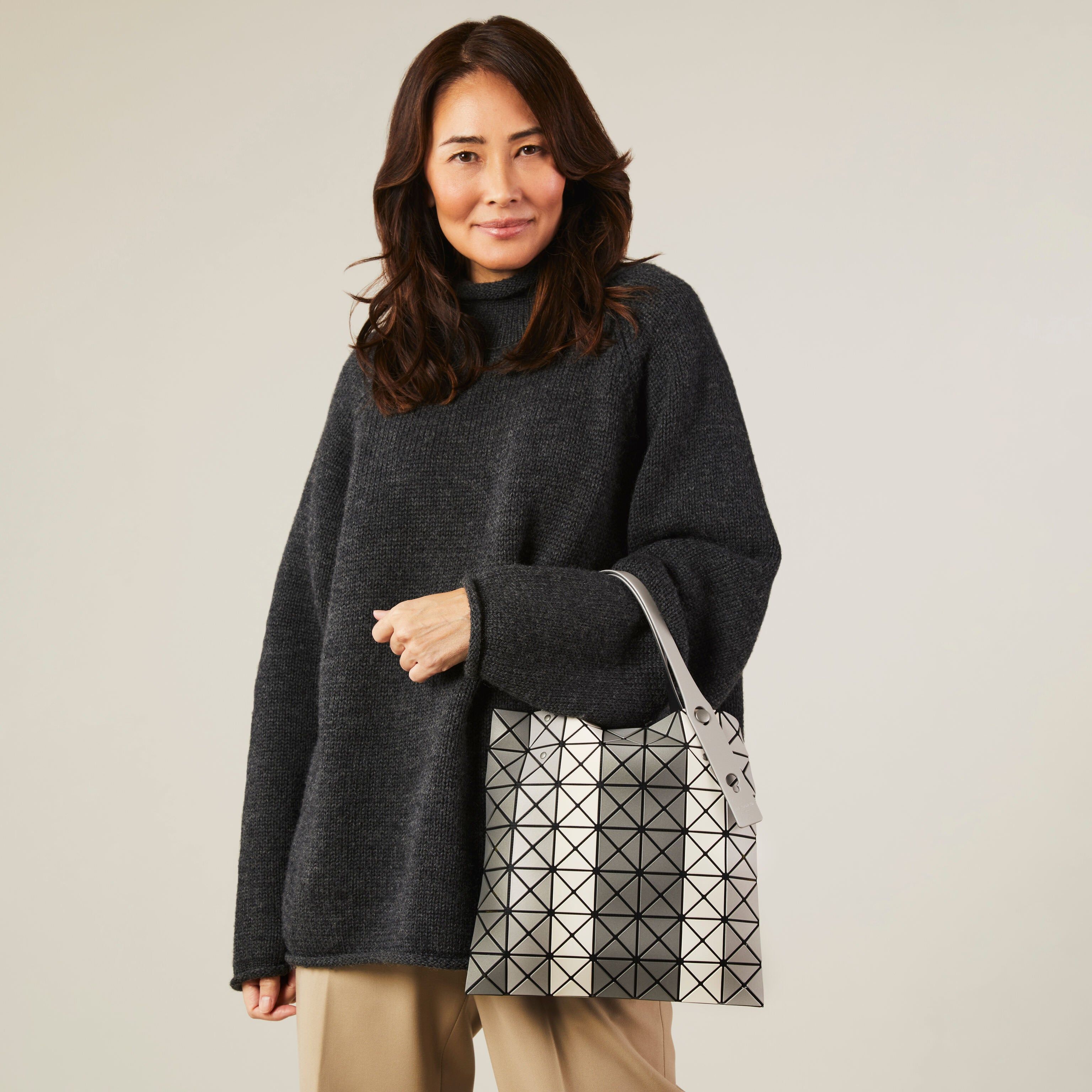 BAO BAO ISSEY MIYAKE Prism Stripe Tote Bag - Gray Mix sold by Moma product image thumbnail 2