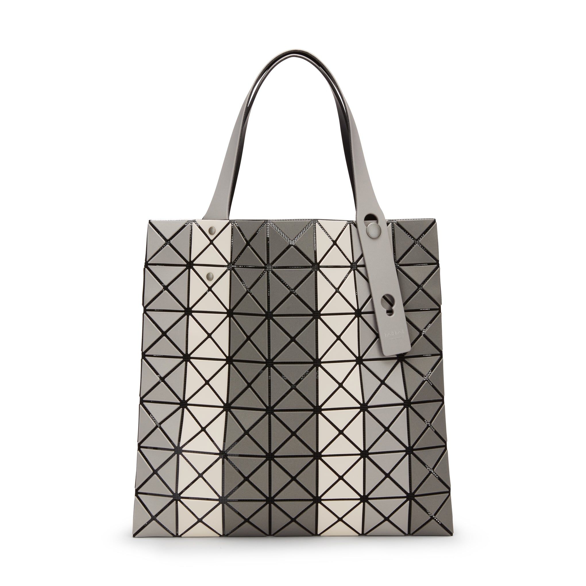 BAO BAO ISSEY MIYAKE Prism Stripe Tote Bag - Gray Mix sold by Moma