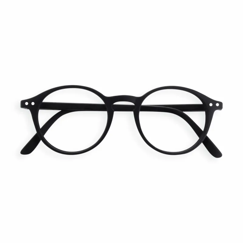 IZIPIZI Round Reading Glasses #D - Black sold by Moma