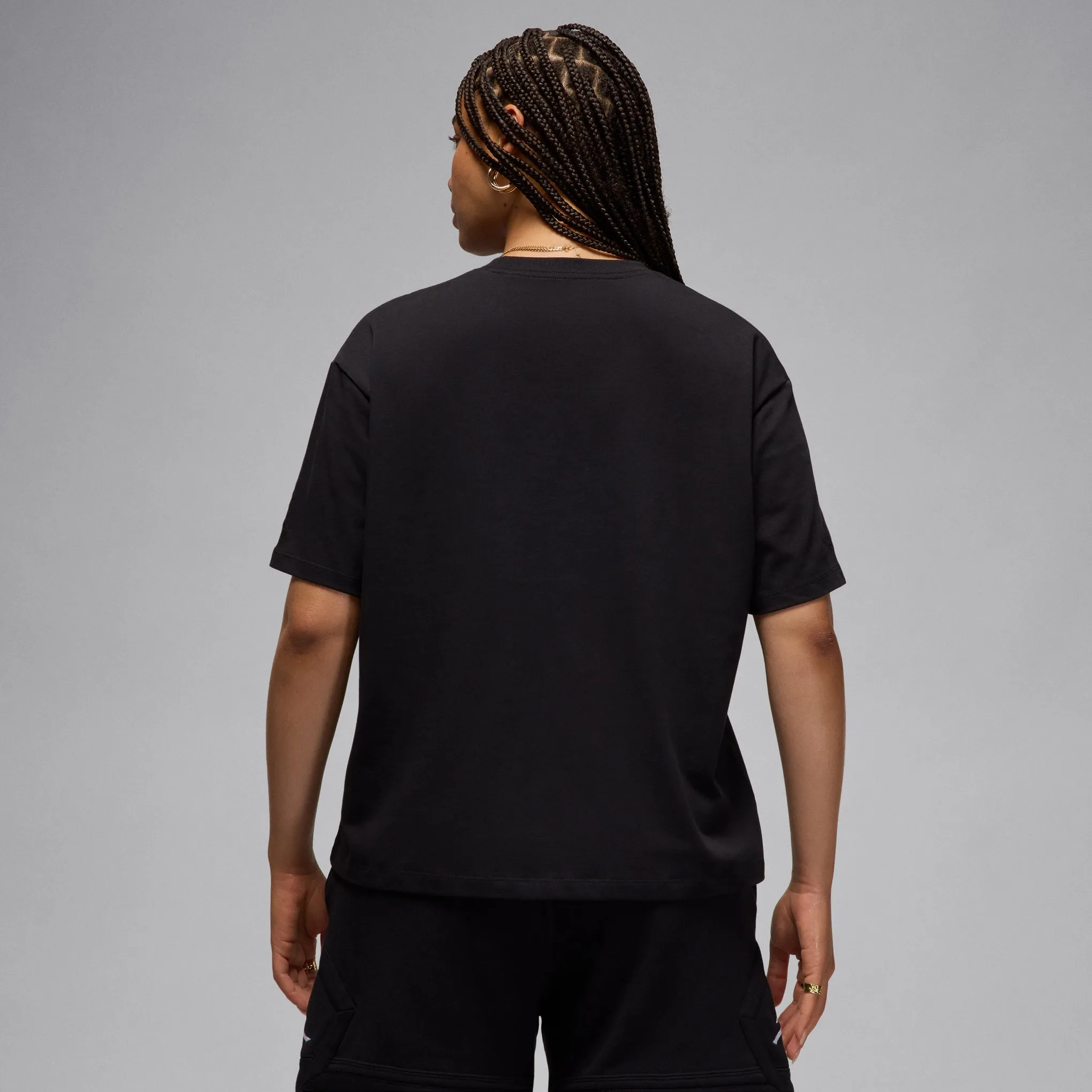 Jordan Brand x Nina Chanel Abney Short-Sleeve Cotton T-Shirt - Black sold by Moma product image thumbnail 4