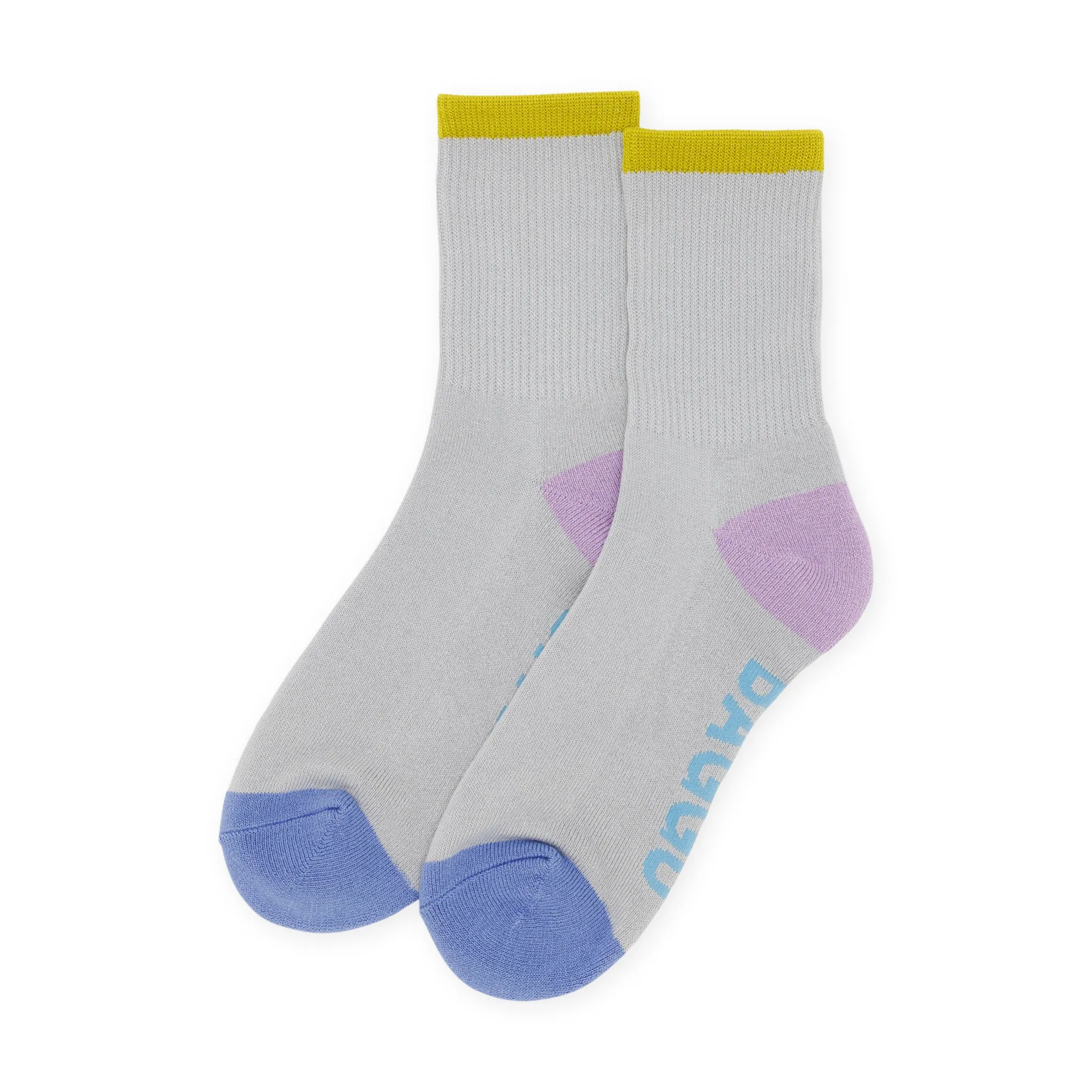Baggu Ribbed Socks - Fog Mix sold by Moma