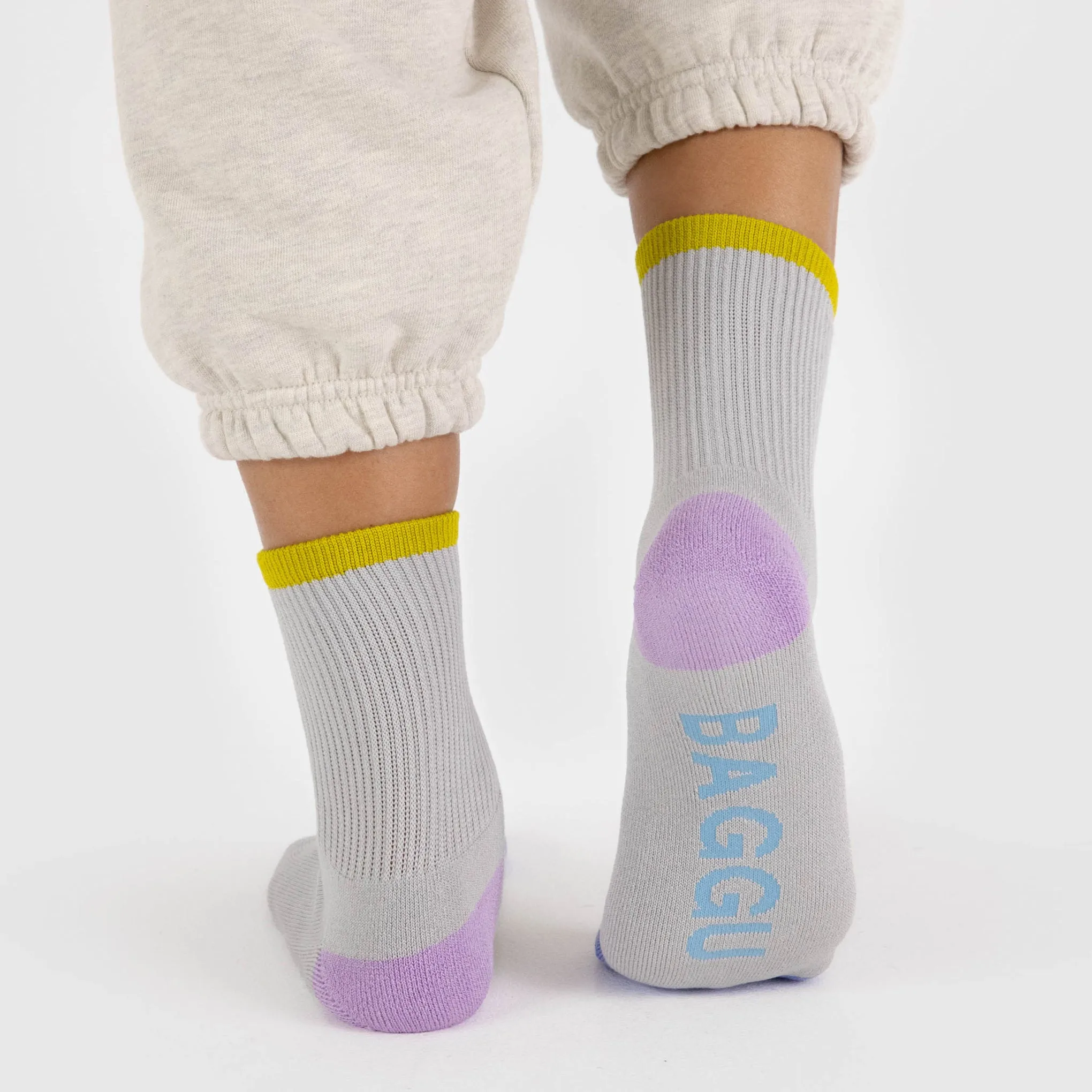Baggu Ribbed Socks - Fog Mix sold by Moma product image thumbnail 2