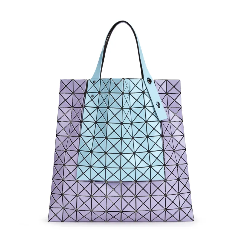 BAO BAO ISSEY MIYAKE Prism Kangaroo Tote Bag - Light Blue/ Lavendar sold by Moma
