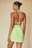 South Beach Sarong - Honeydew Crinkle Linen sold by Monday Swimwear