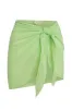 South Beach Sarong - Honeydew Crinkle Linen sold by Monday Swimwear