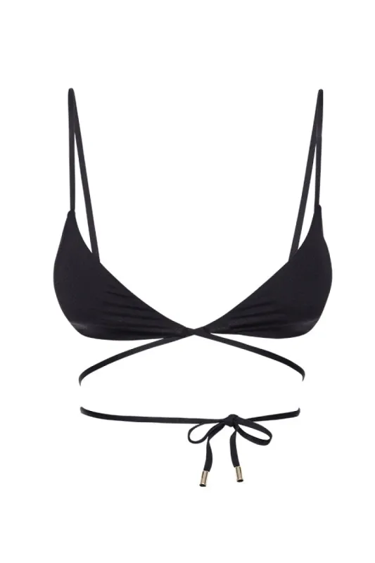 St. Martin Top - Black sold by Monday Swimwear