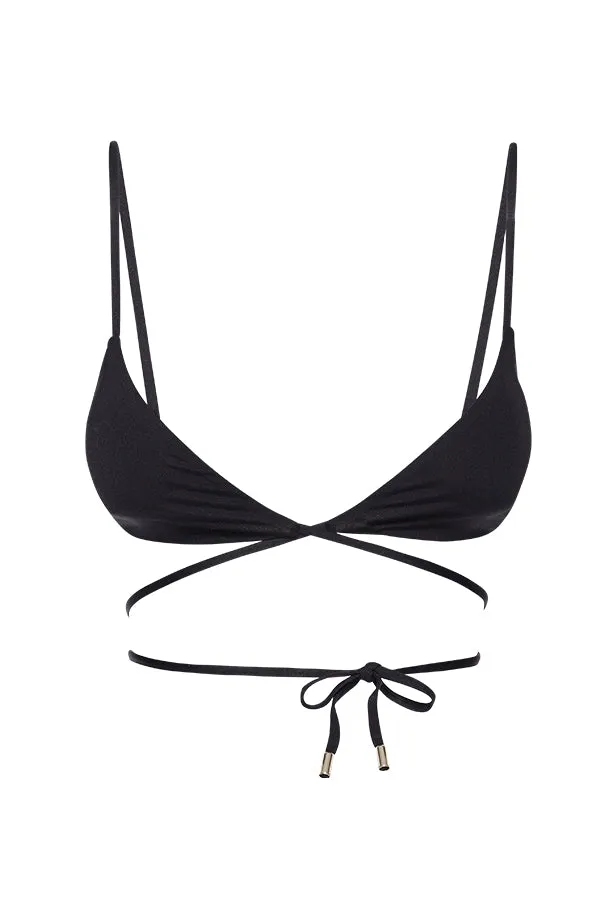 St. Martin Top - Black sold by Monday Swimwear