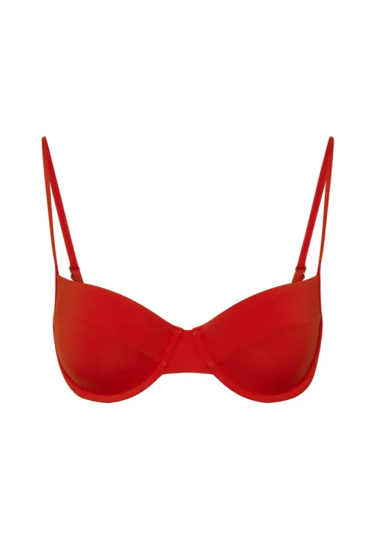Maui Top - Chili Pepper sold by Monday Swimwear