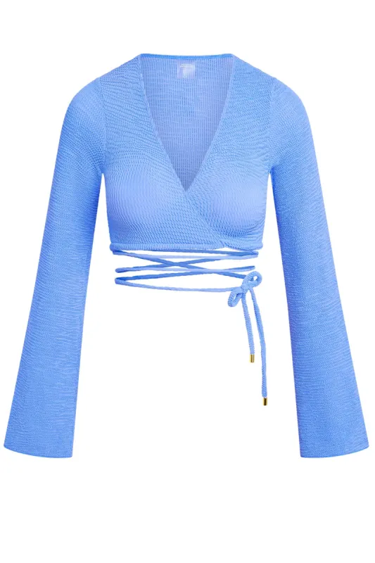 Azores Top - Pool Crinkle made by Monday Swimwear