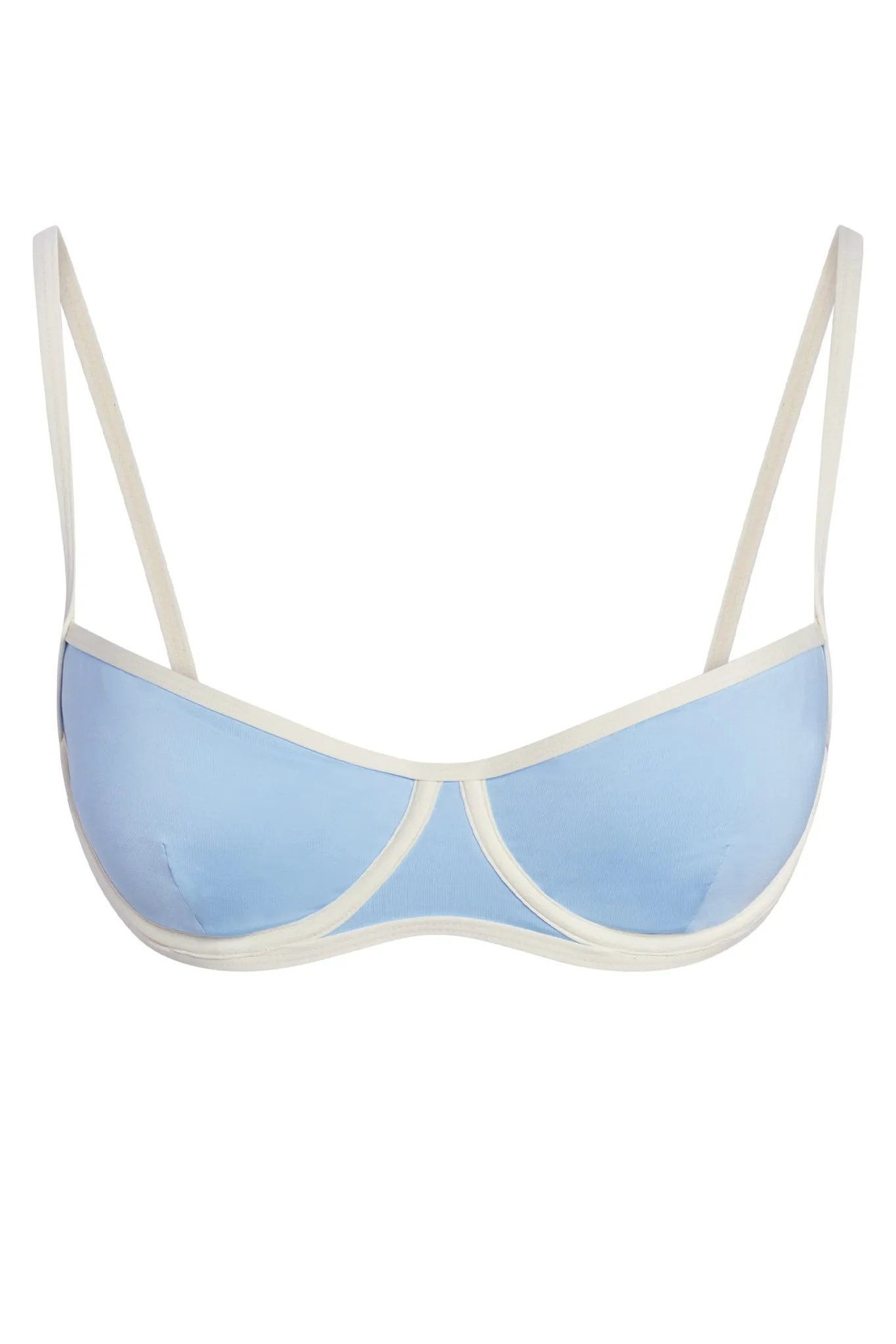 Somerset Top - Ivory/Sea Mist sold by Monday Swimwear