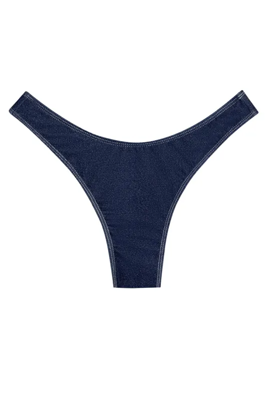 Byron Bottom - Blue Denim sold by Monday Swimwear