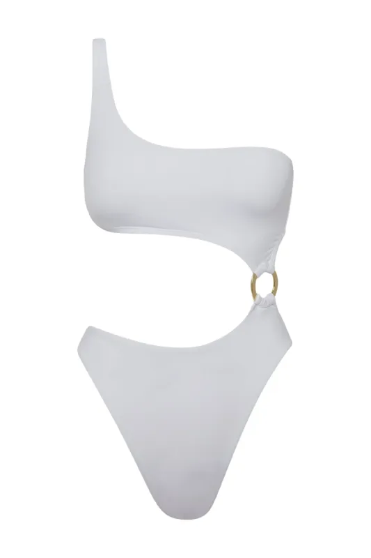 Vera One Piece - True White sold by Monday Swimwear