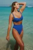 Riviera Bottom - Cobalt Crinkle sold by Monday Swimwear