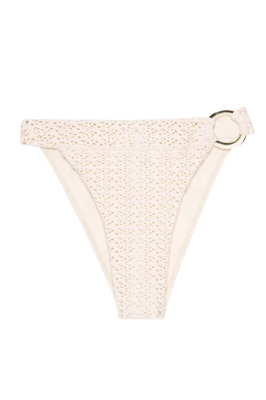 Antigua Bottom - Ivory Crochet sold by Monday Swimwear