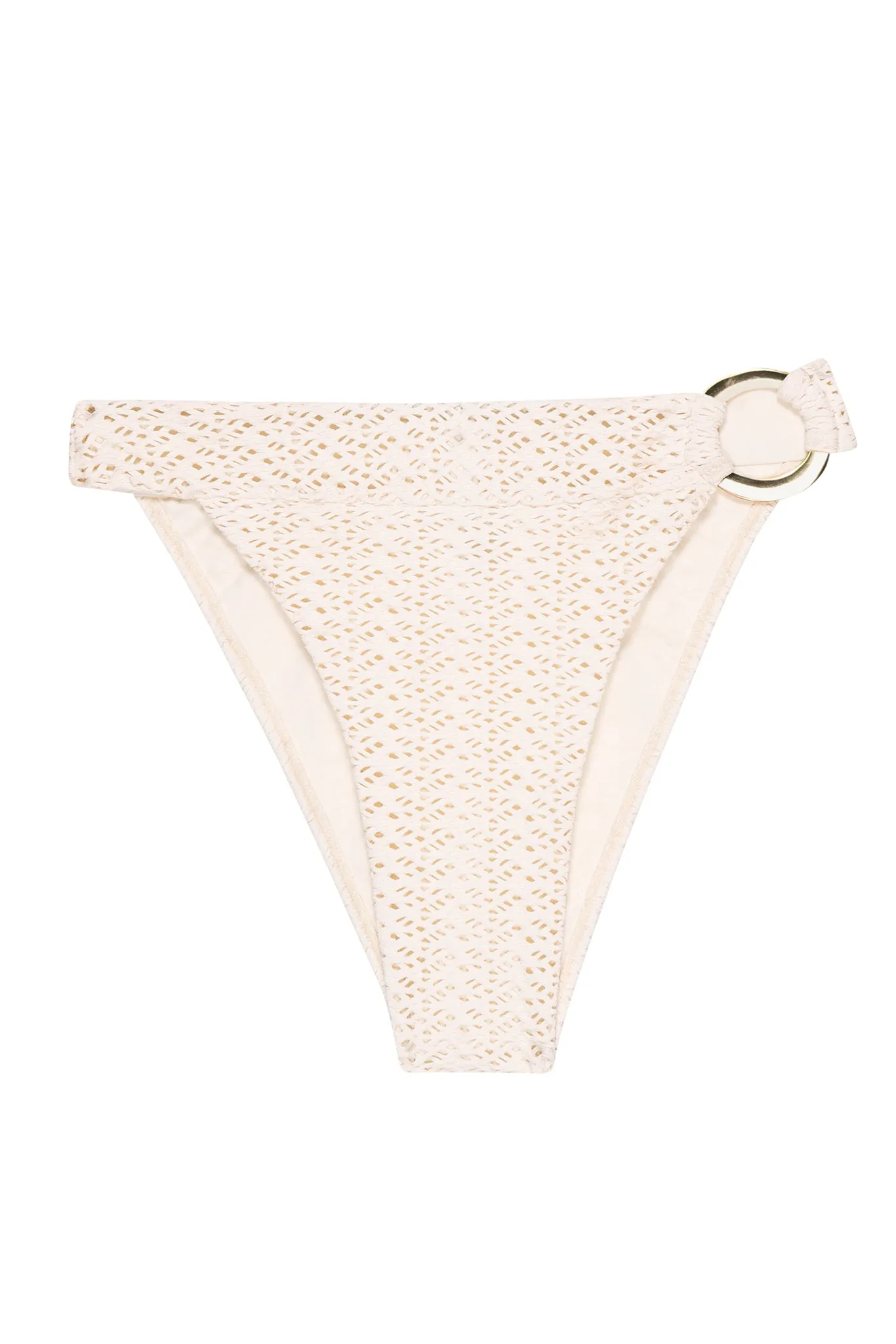 Antigua Bottom - Ivory Crochet sold by Monday Swimwear