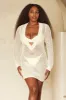 Tuscany Mini Dress - Ivory Petit Crochet sold by Monday Swimwear