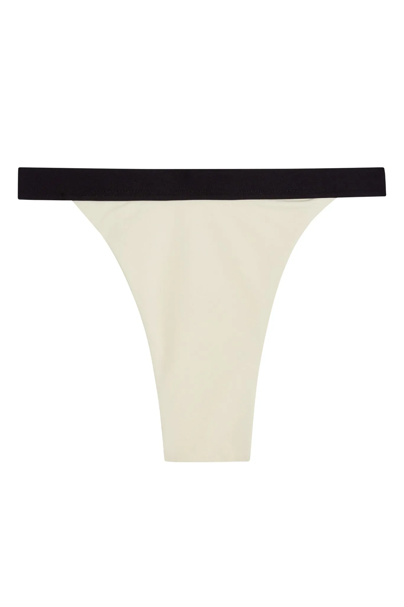 Santorini Bottom - Ivory/Black sold by Monday Swimwear