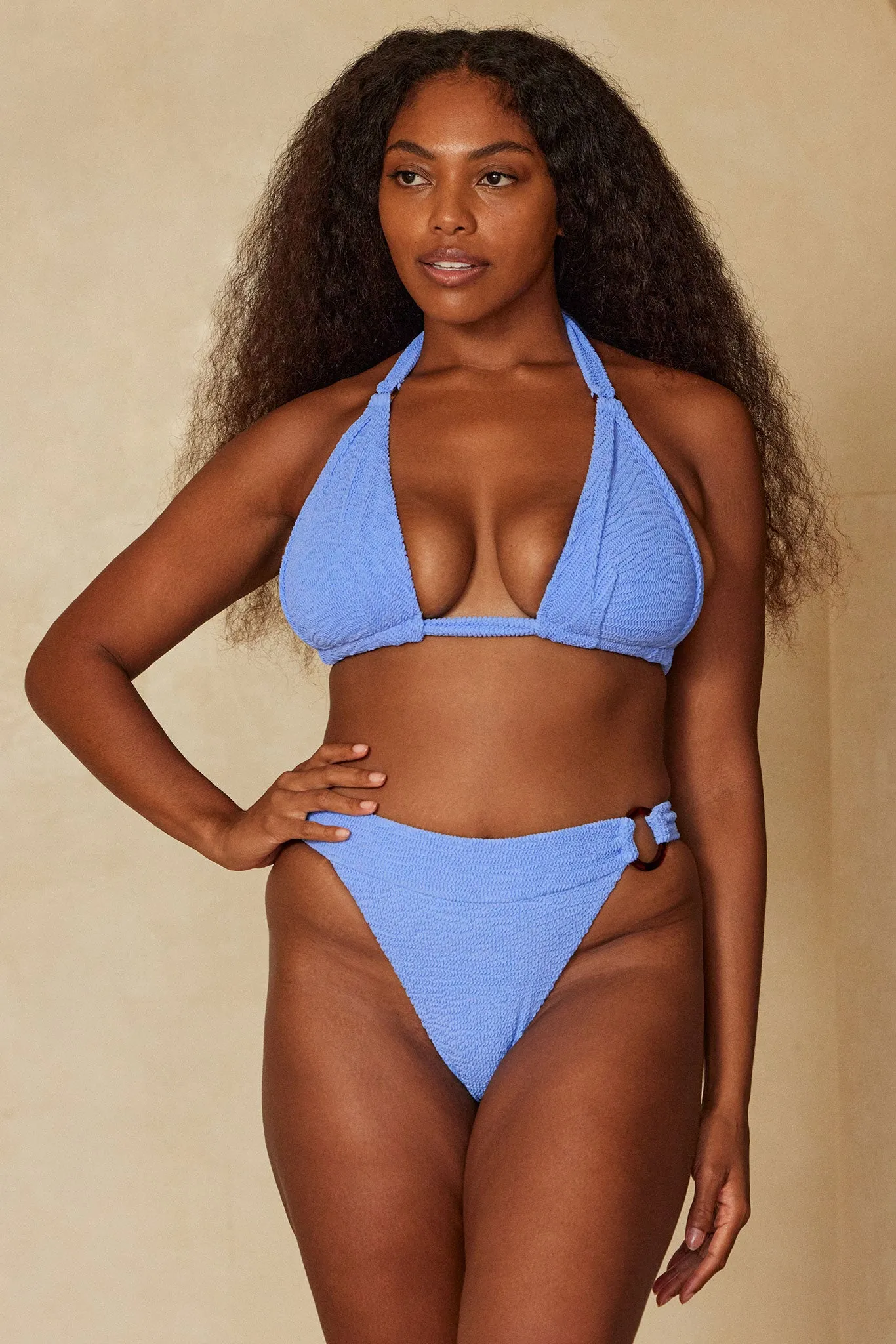 Antigua Bottom - Pool Crinkle sold by Monday Swimwear product image thumbnail 2