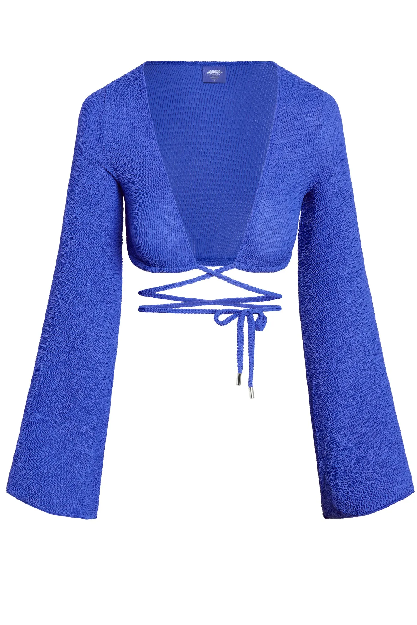 Azores Top - Cobalt Crinkle sold by Monday Swimwear