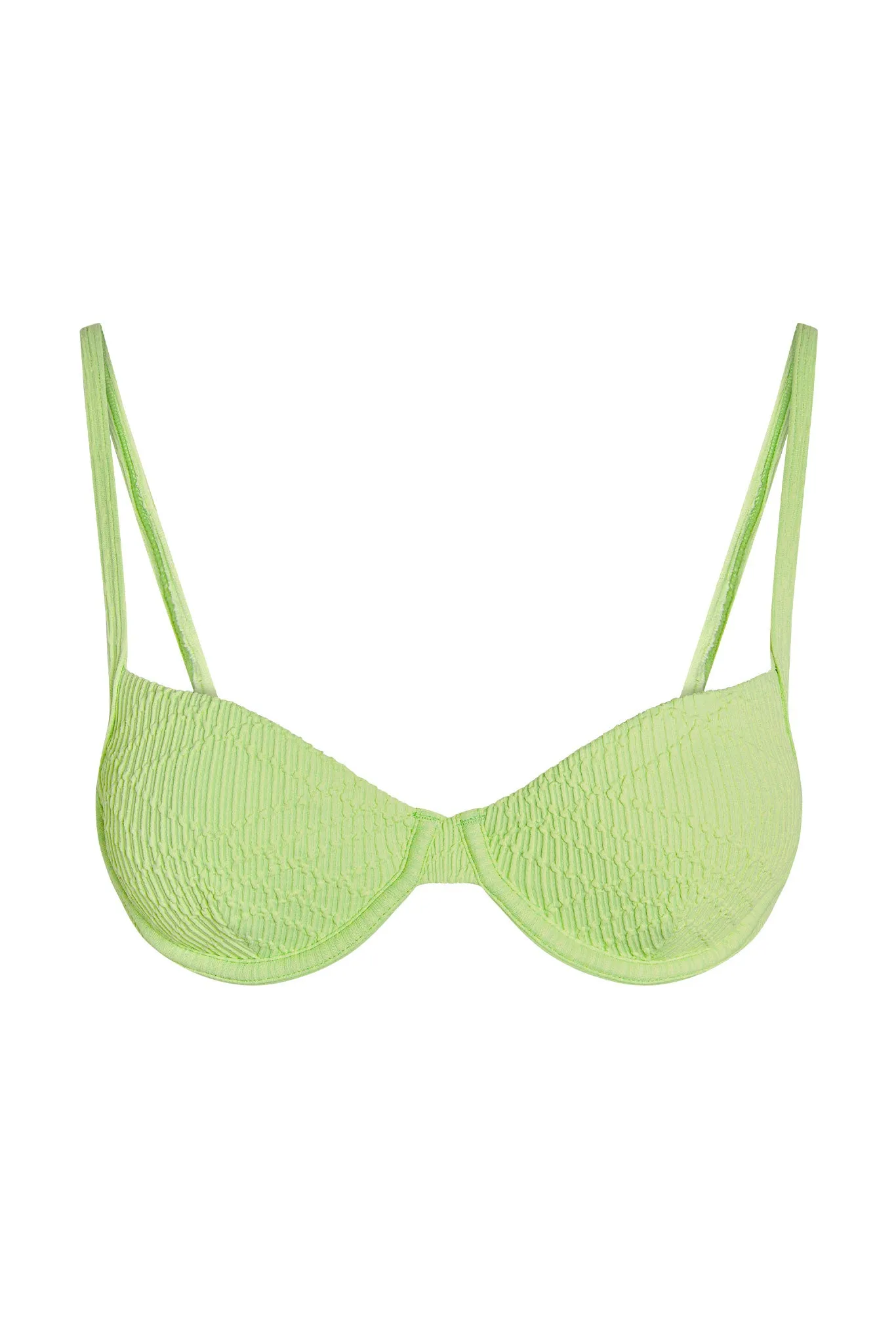 Capri Top - Honeydew Summer Plaid sold by Monday Swimwear